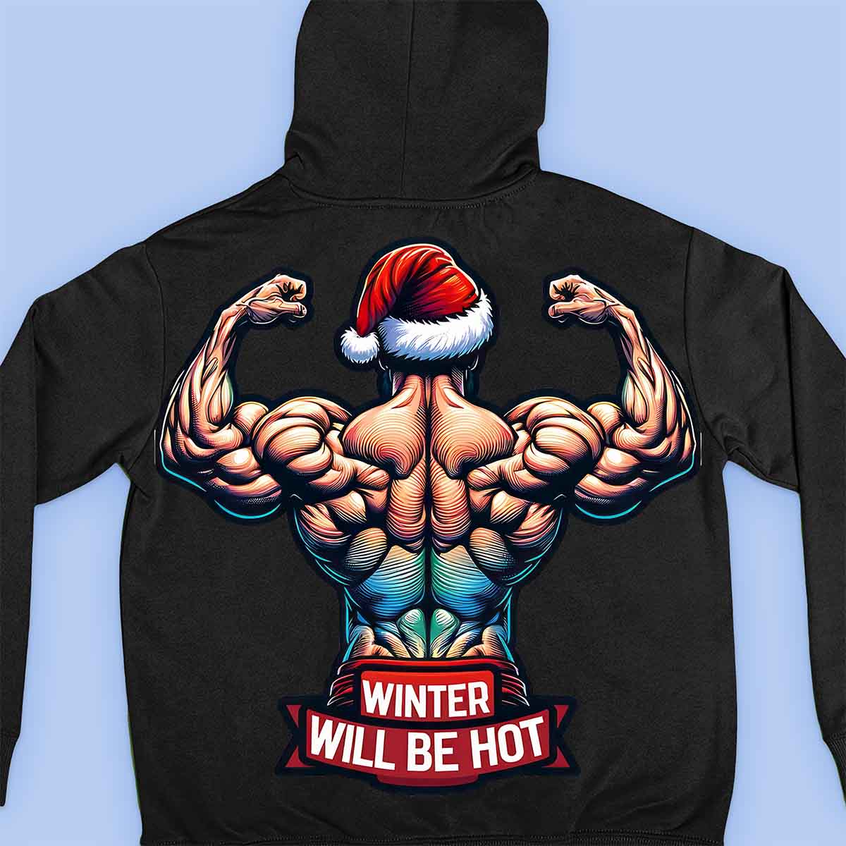 Hot Winter - Premium Hoodie Unisex Baktryck