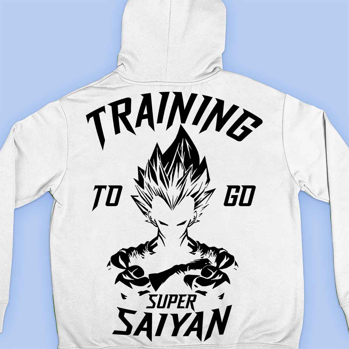 Saiyan - Premium Hoodie Unisex Baktryck
