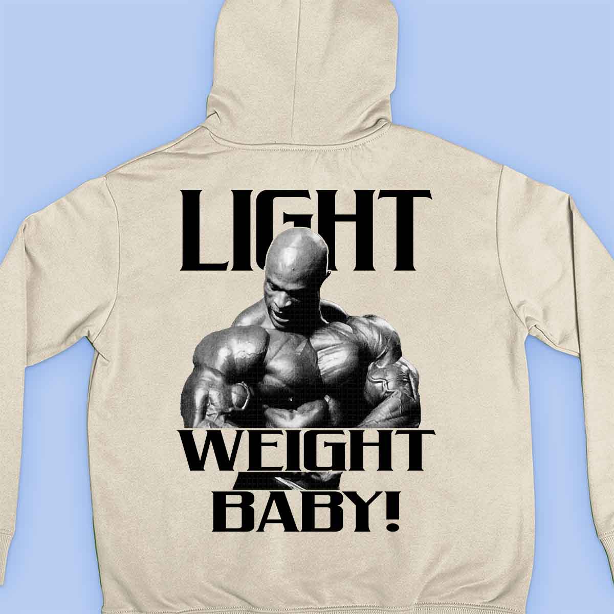 Lättvikt - Premium Hoodie Unisex Baktryck