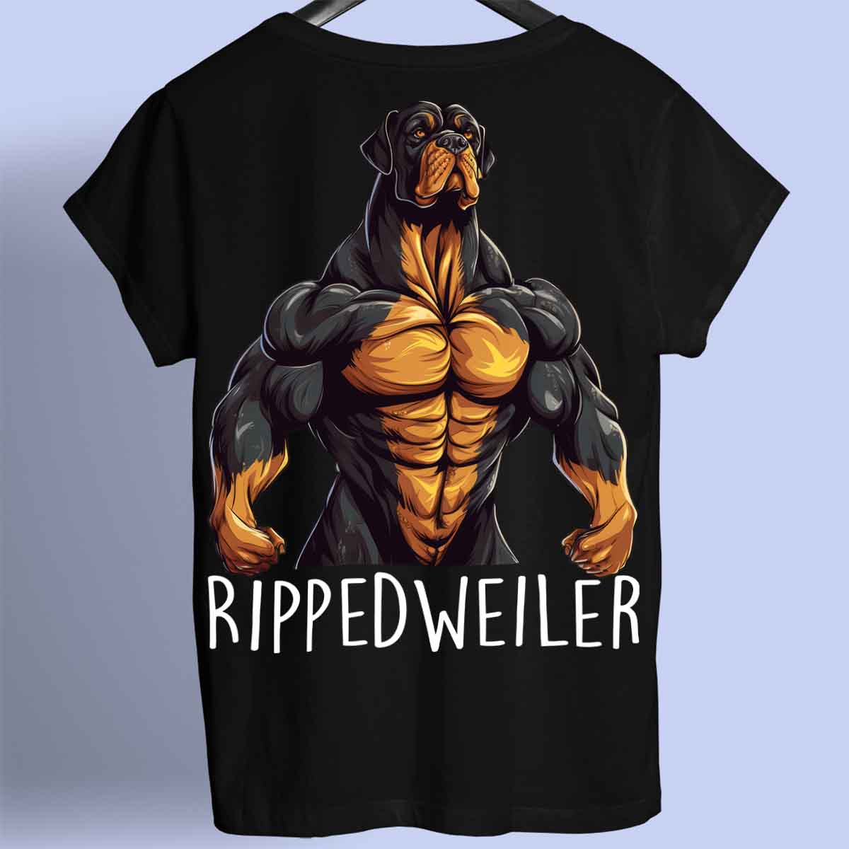 Rippedweiler - Premium T-shirt Unisex Baktryck