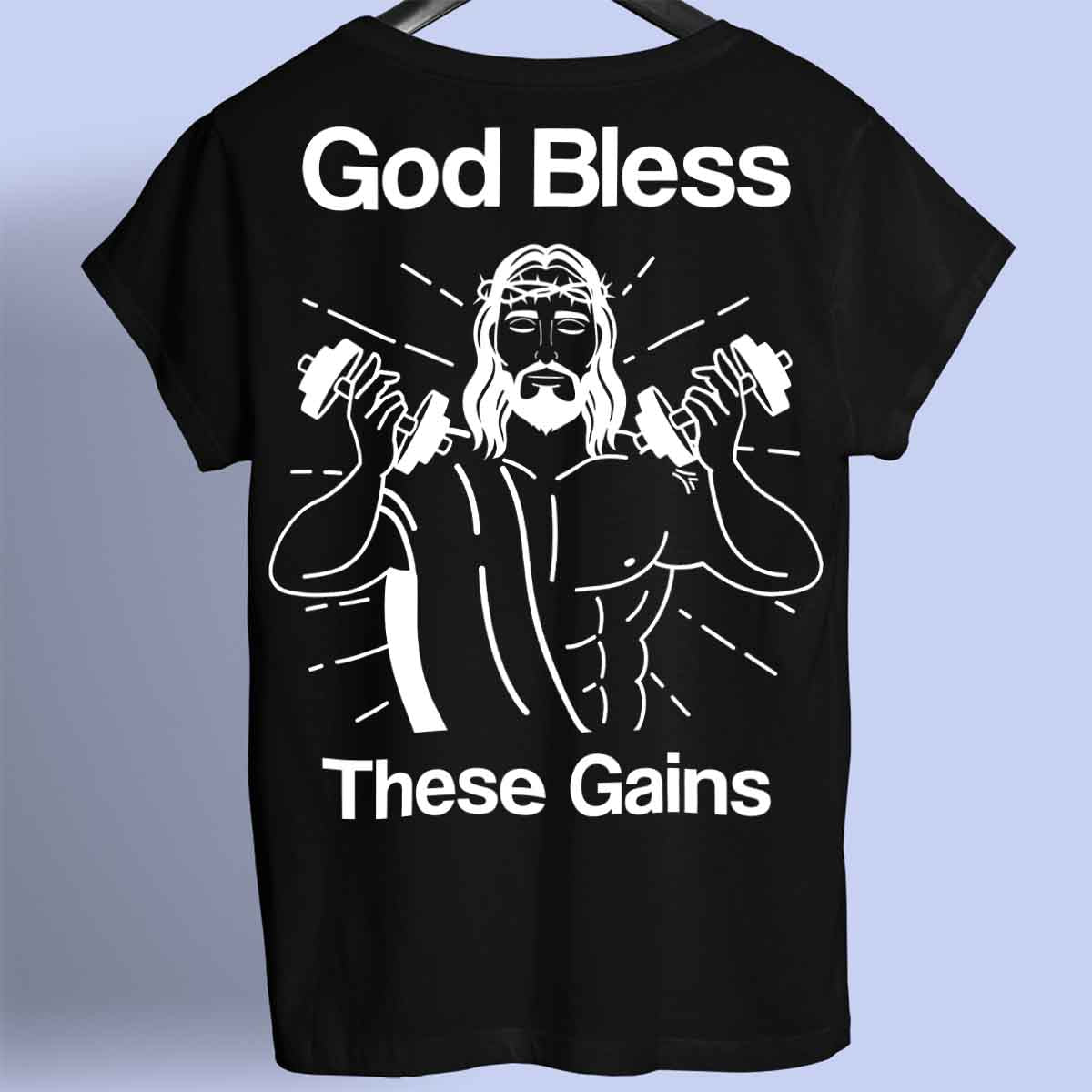 God Bless - Premium T-shirt Unisex Baktryck