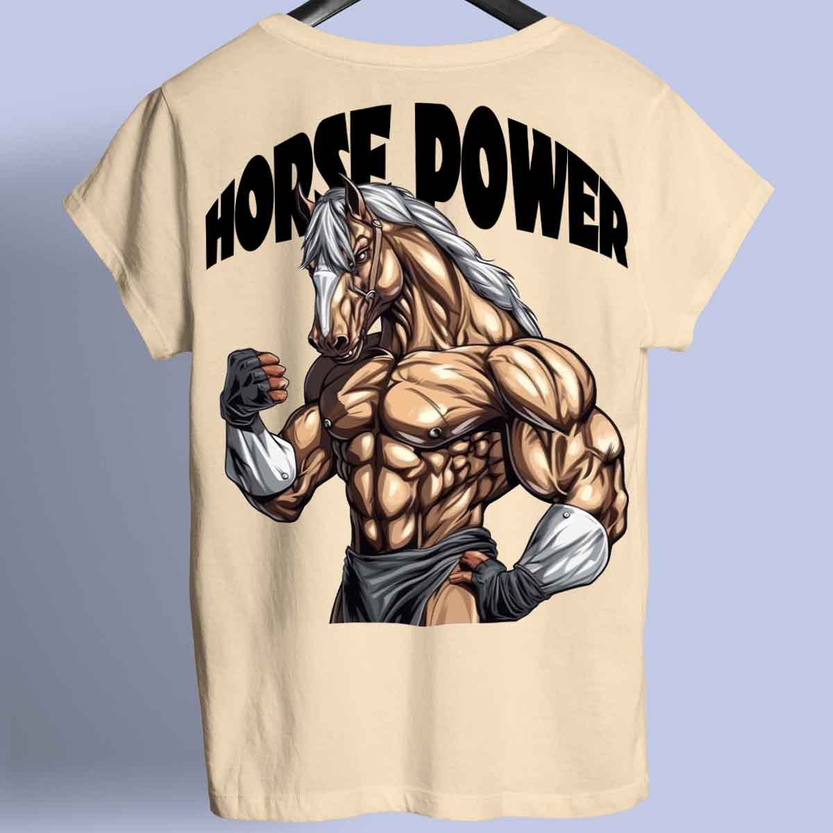 Horse Power - Premium T-shirt Unisex Baktryck
