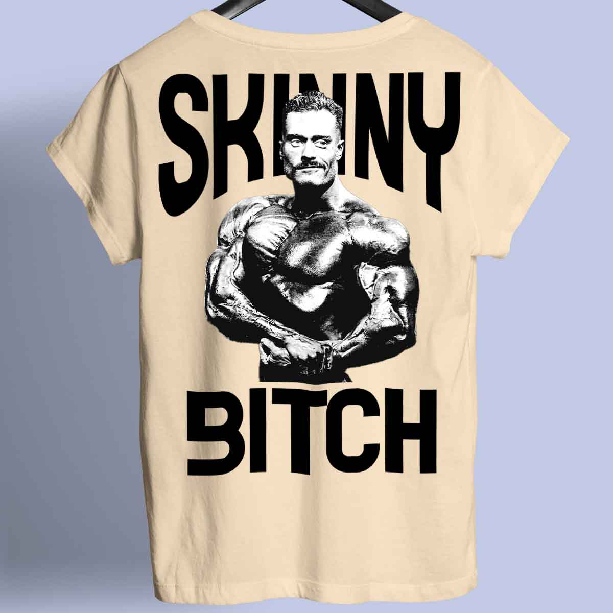 Skinny - Premiumskjorta Unisex Baktryck