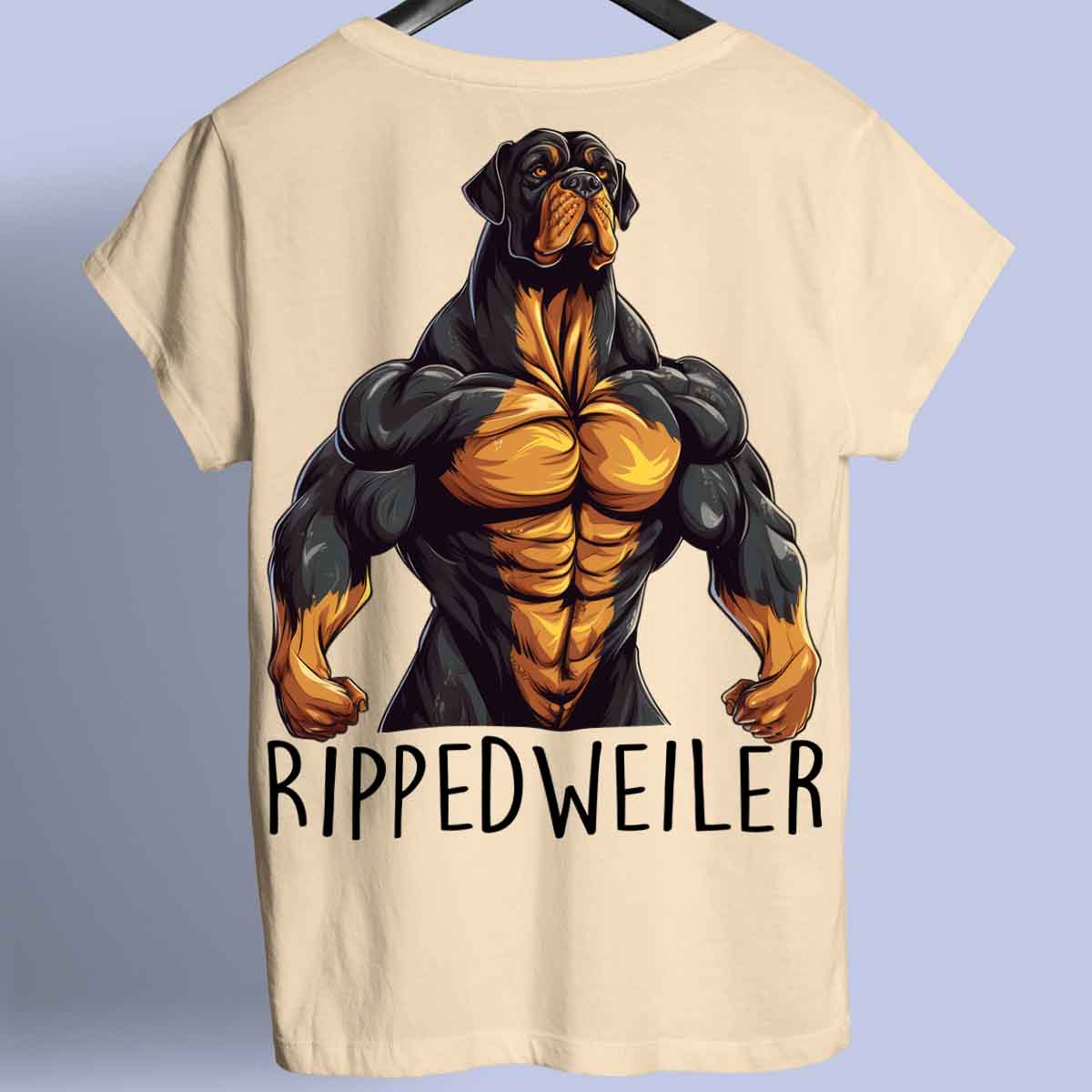 Rippedweiler - Premium T-shirt Unisex Baktryck