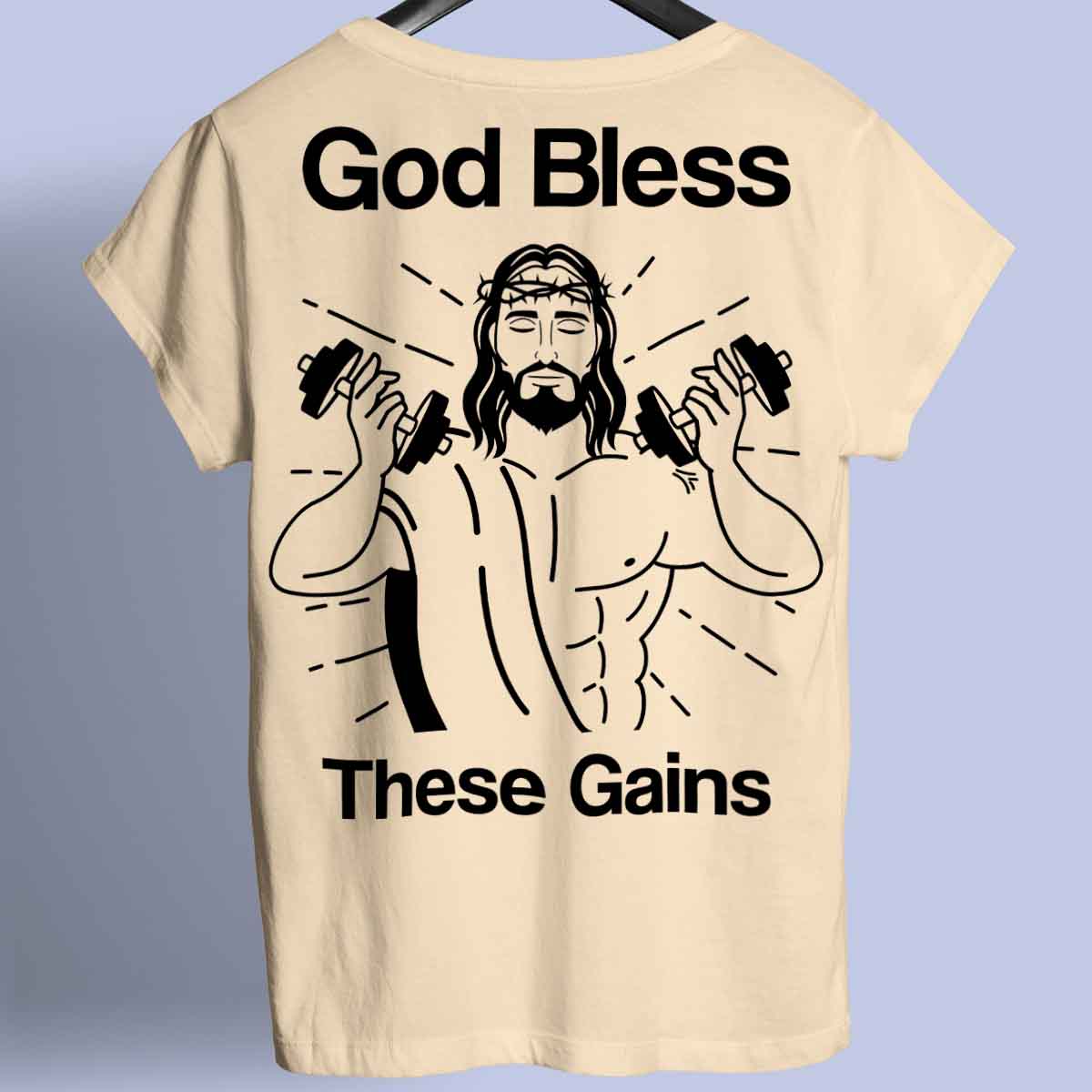 God Bless - Premium T-shirt Unisex Baktryck