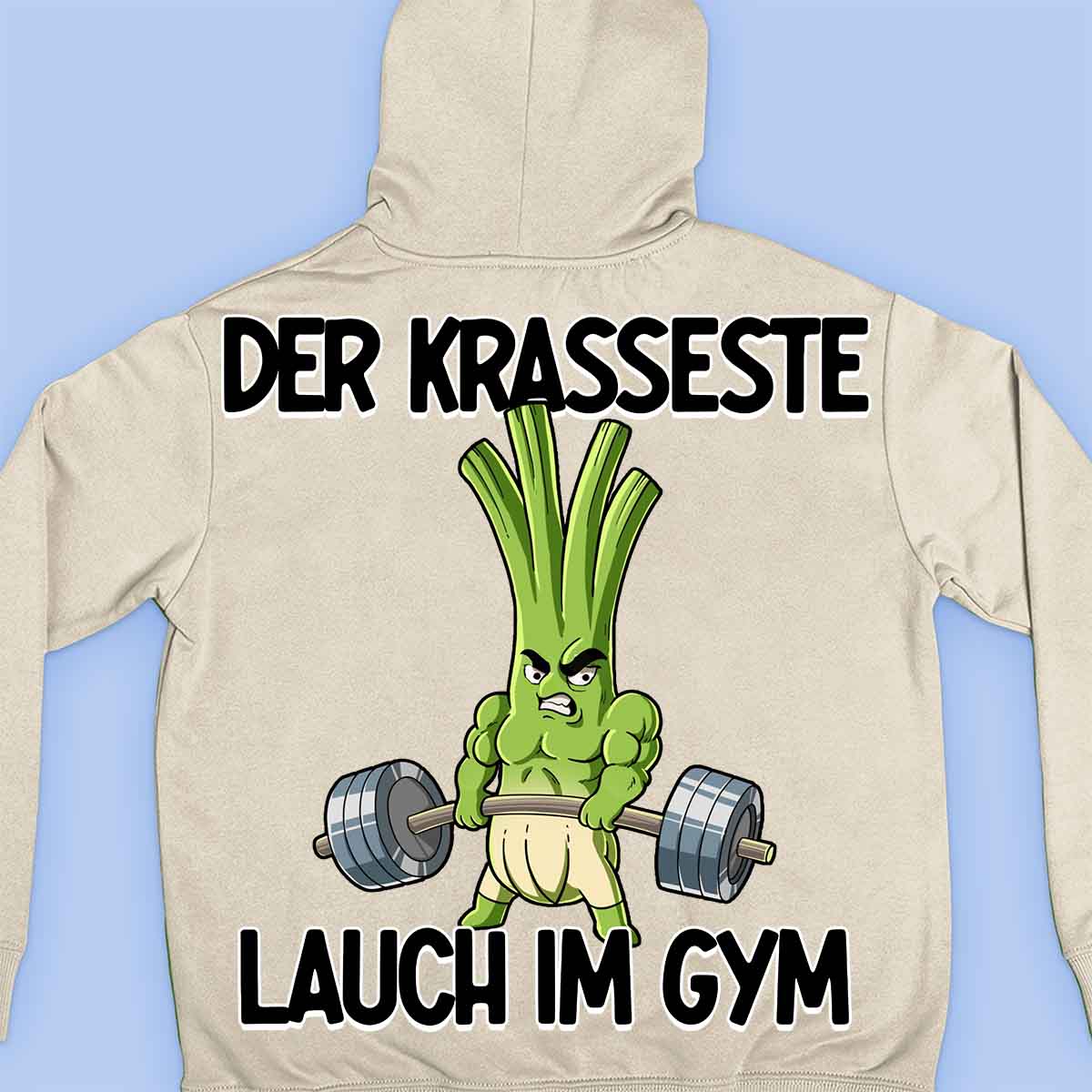 Purjolök - Premium Hoodie Unisex Baktryck