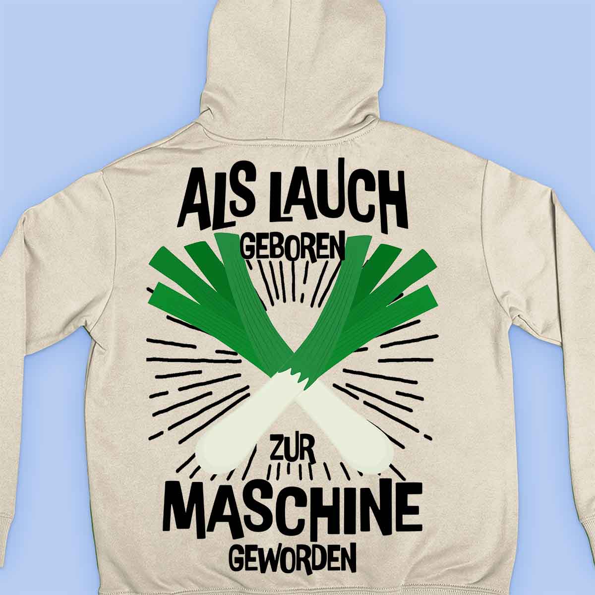 Machine Become - Premium Hoodie Unisex Baktryck