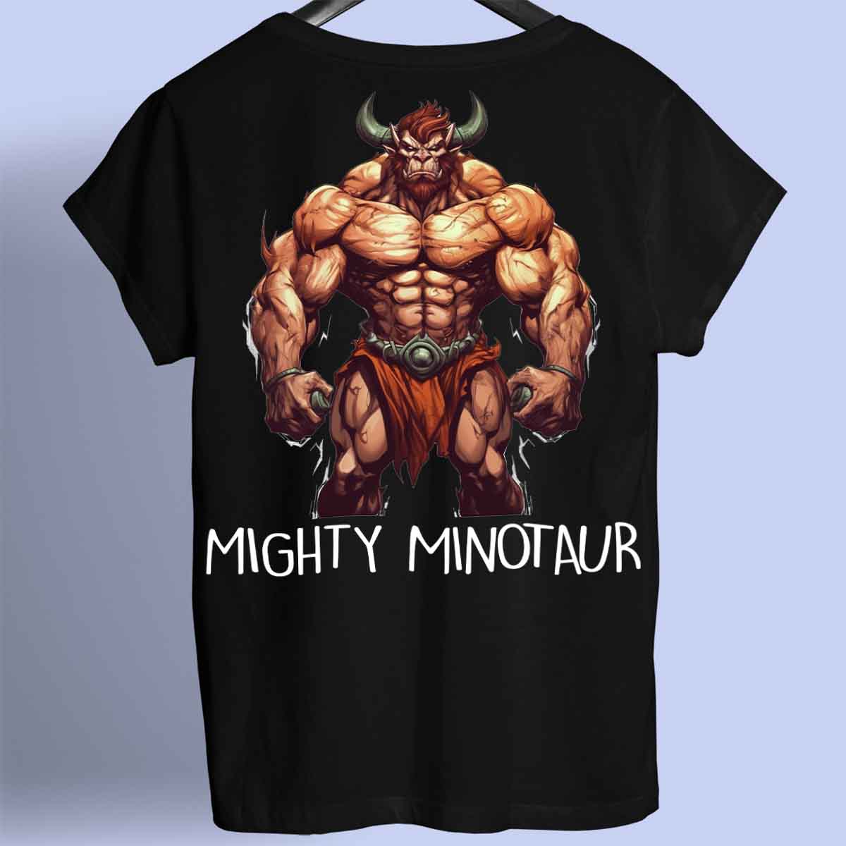 Mighty Minotaur - Premiumskjorta Unisex Baktryck