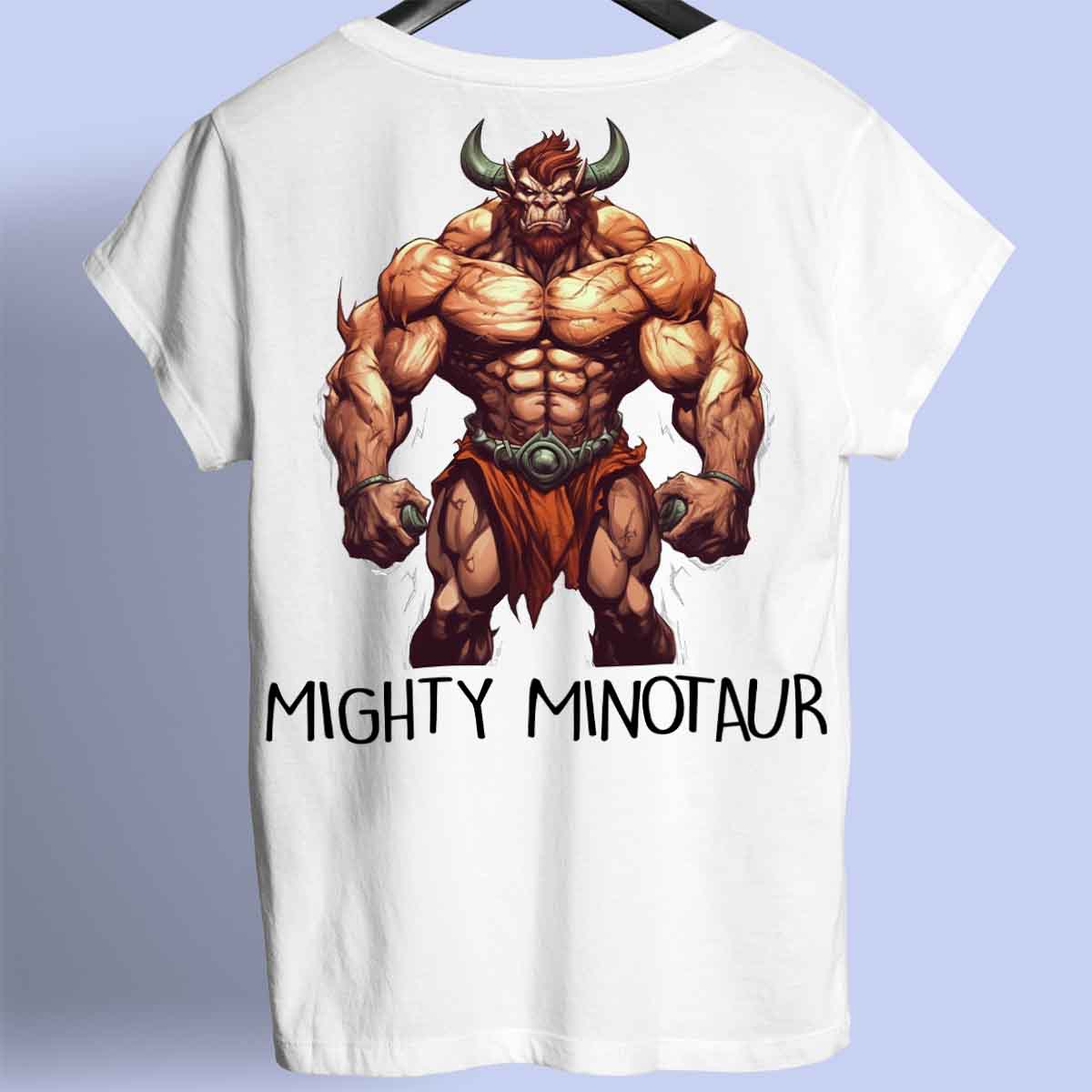 Mighty Minotaur - Premiumskjorta Unisex Baktryck