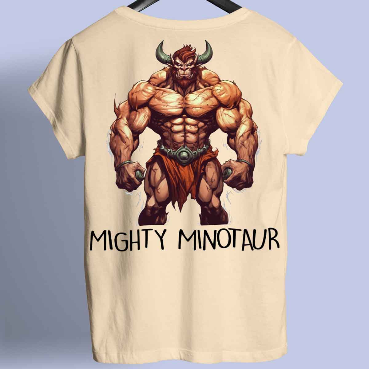 Mighty Minotaur - Premiumskjorta Unisex Baktryck