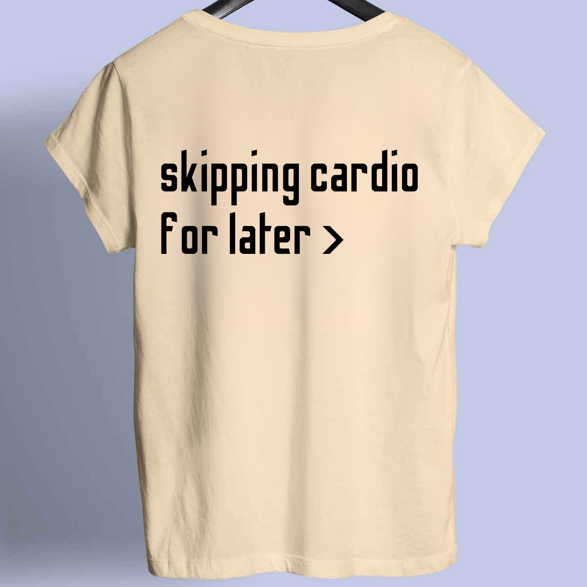 Skipping Cardio - Premium Shirt Unisex front print