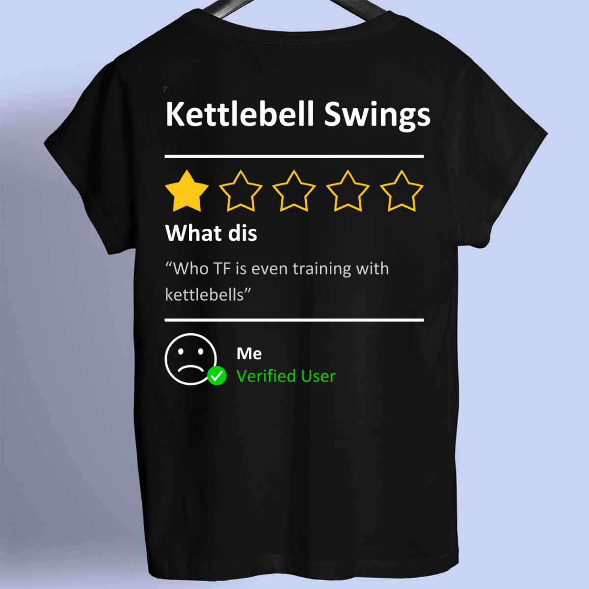 Kettlebell Swings Review - Premium Shirt Unisex Frontprint