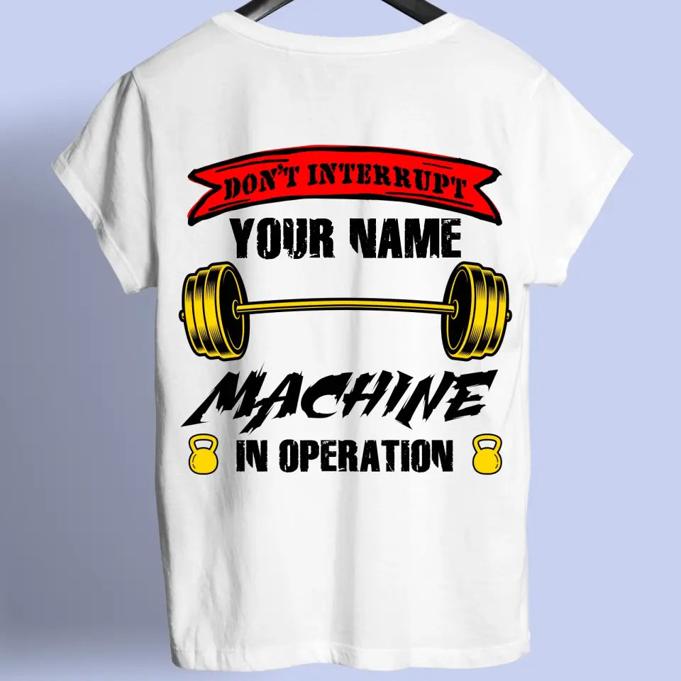 Don't Interrupt - Personalized shirt