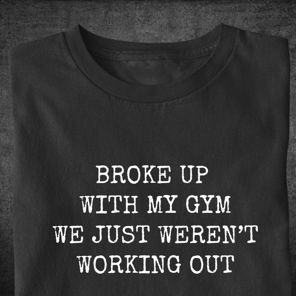 Broke up - Premium Shirt Unisex Frontprint