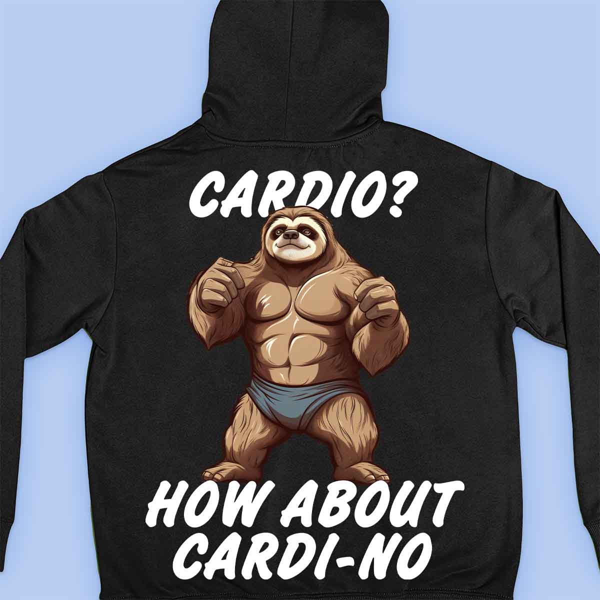 Cardio - Premium Hoodie Unisex Baktryck