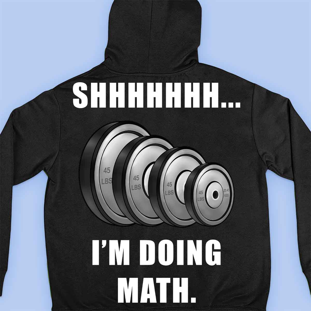 Math - Premium Hoodie Unisex Baktryck