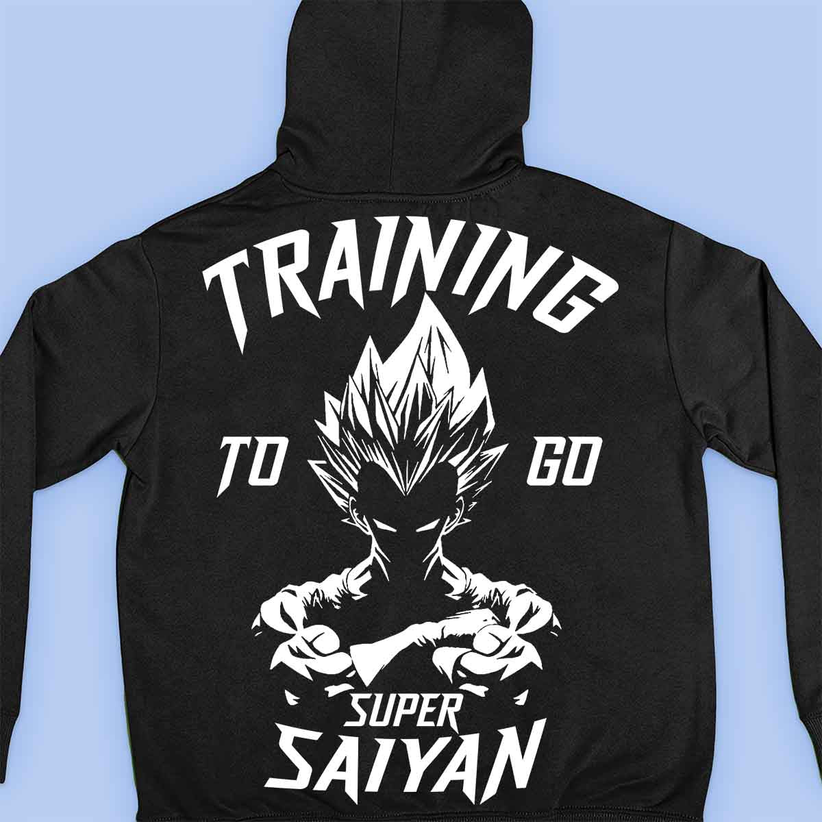 Saiyan - Premium Hoodie Unisex Baktryck