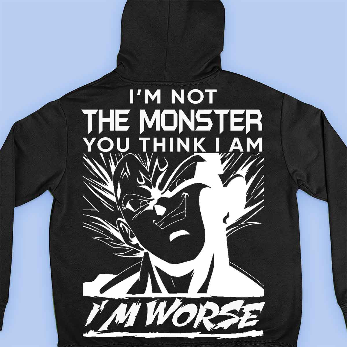 Monster - Premium Hoodie Unisex Baktryck