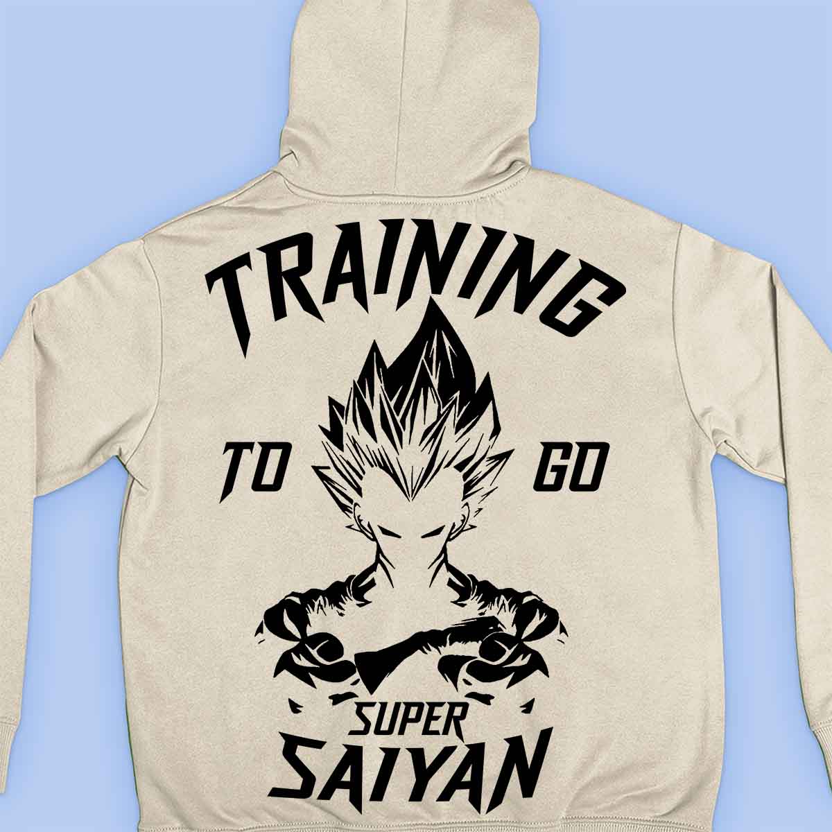 Saiyan - Premium Hoodie Unisex Baktryck