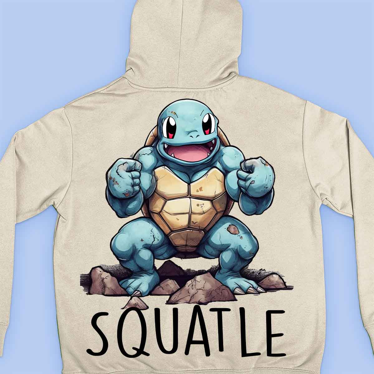 Squatle - Premium Hoodie Unisex Baktryck