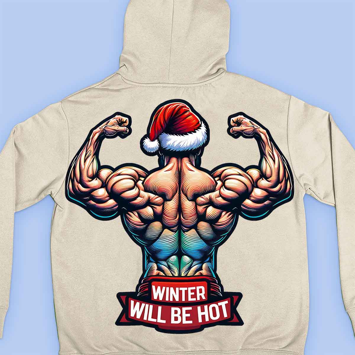 Hot Winter - Premium Hoodie Unisex Baktryck