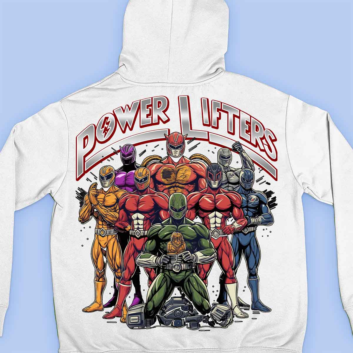 Power Lifters - Premium Hoodie Unisex Baktryck