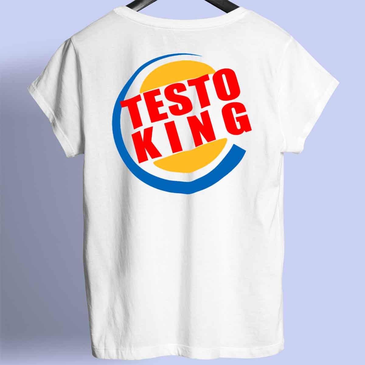 Testo King - Premiumskjorta Unisex Baktryck