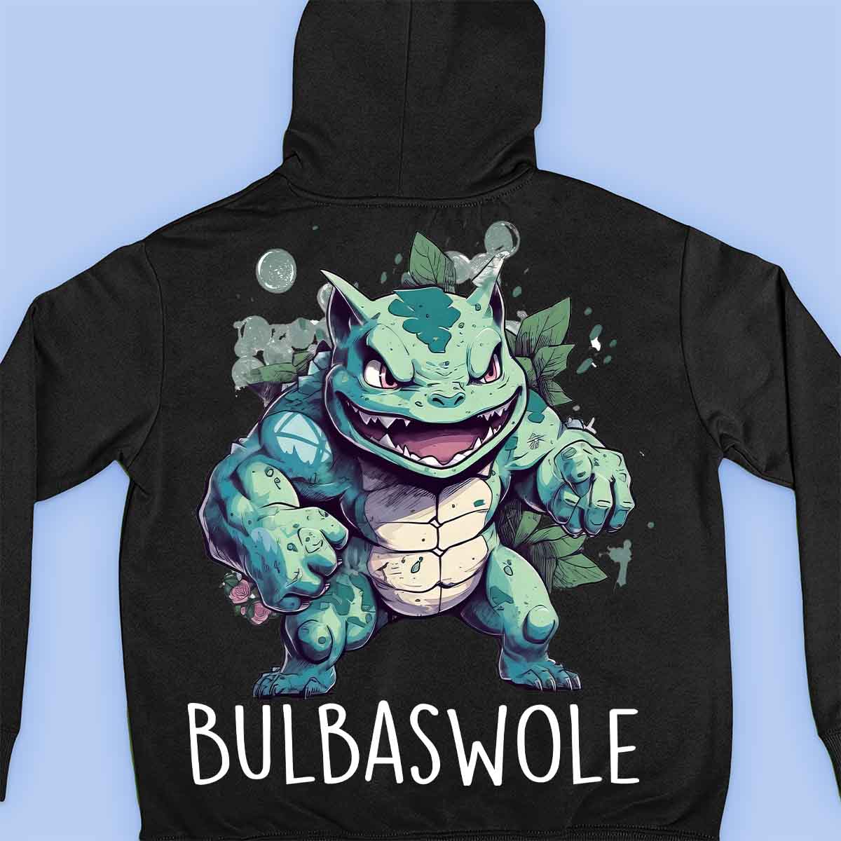 Bulbaswole - Premium Hoodie Unisex Baktryck