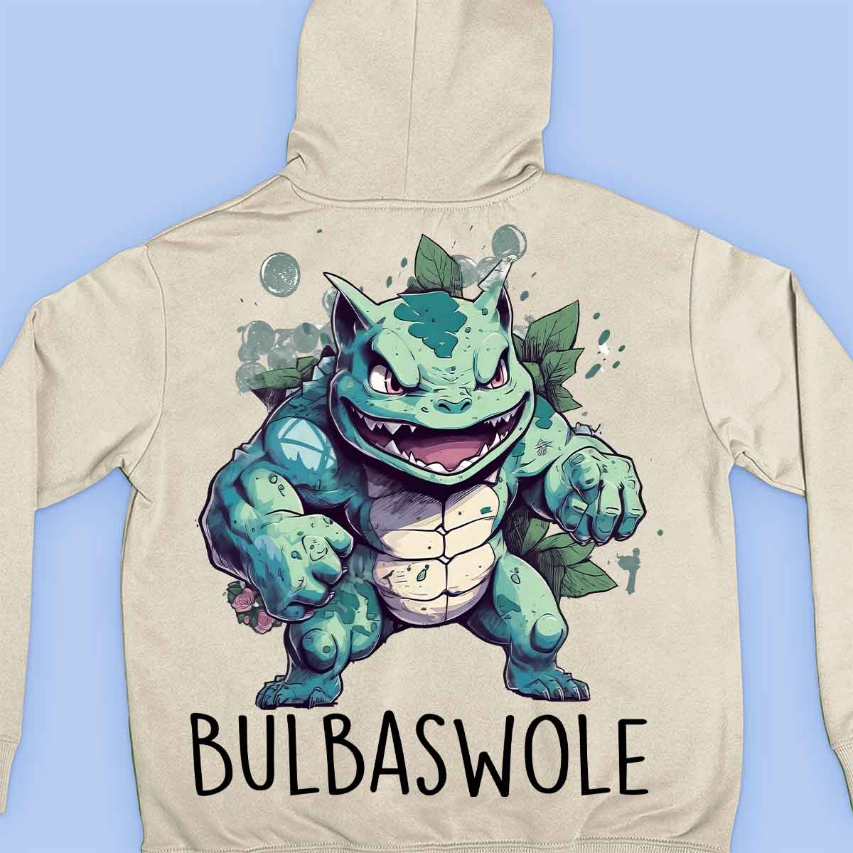 Bulbaswole - Premium Hoodie Unisex Backprint