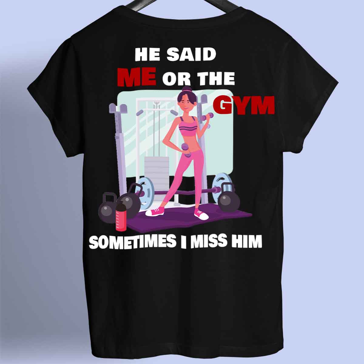 Me or Gym - Premium Shirt Unisex Backprint