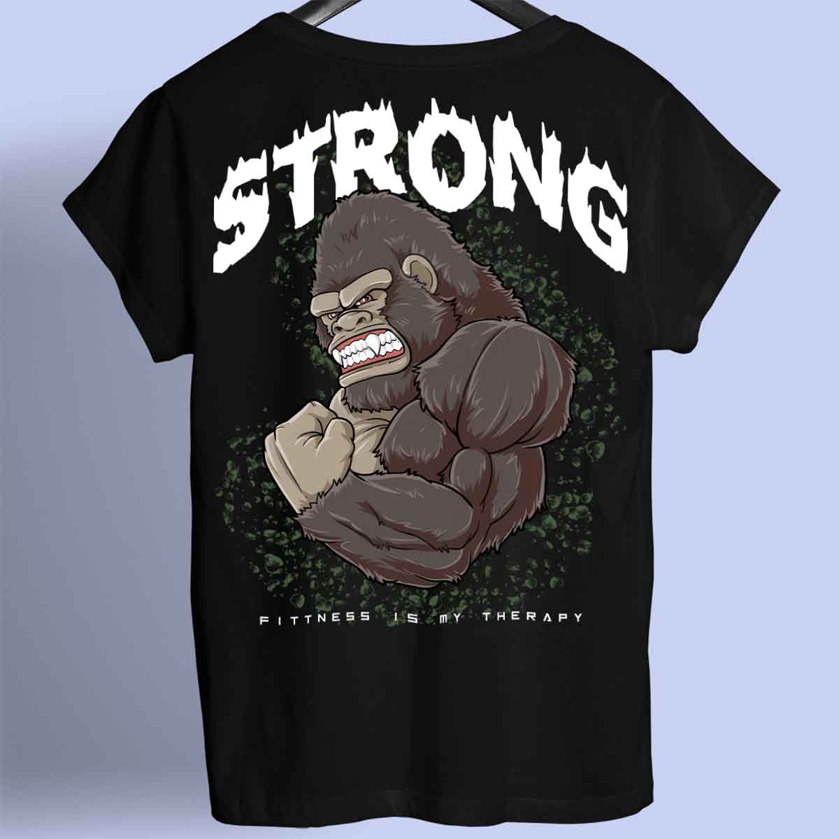 Strong Gorilla - Premium T-shirt Unisex Baktryck