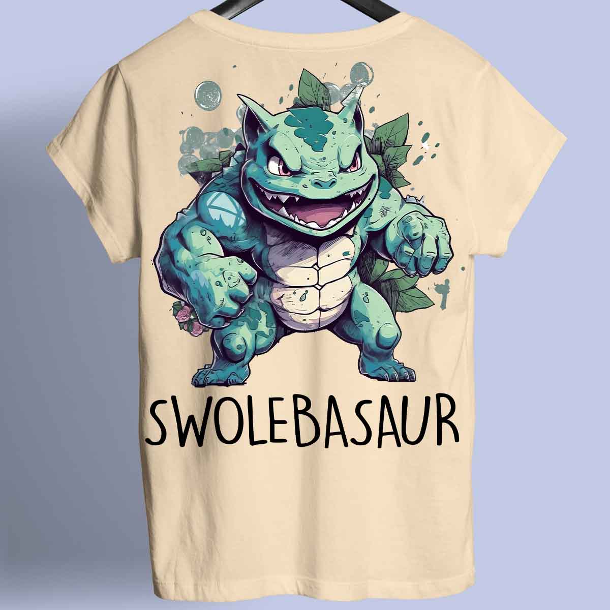 Swolebasaur - Premium T-Shirt Unisex Backprint