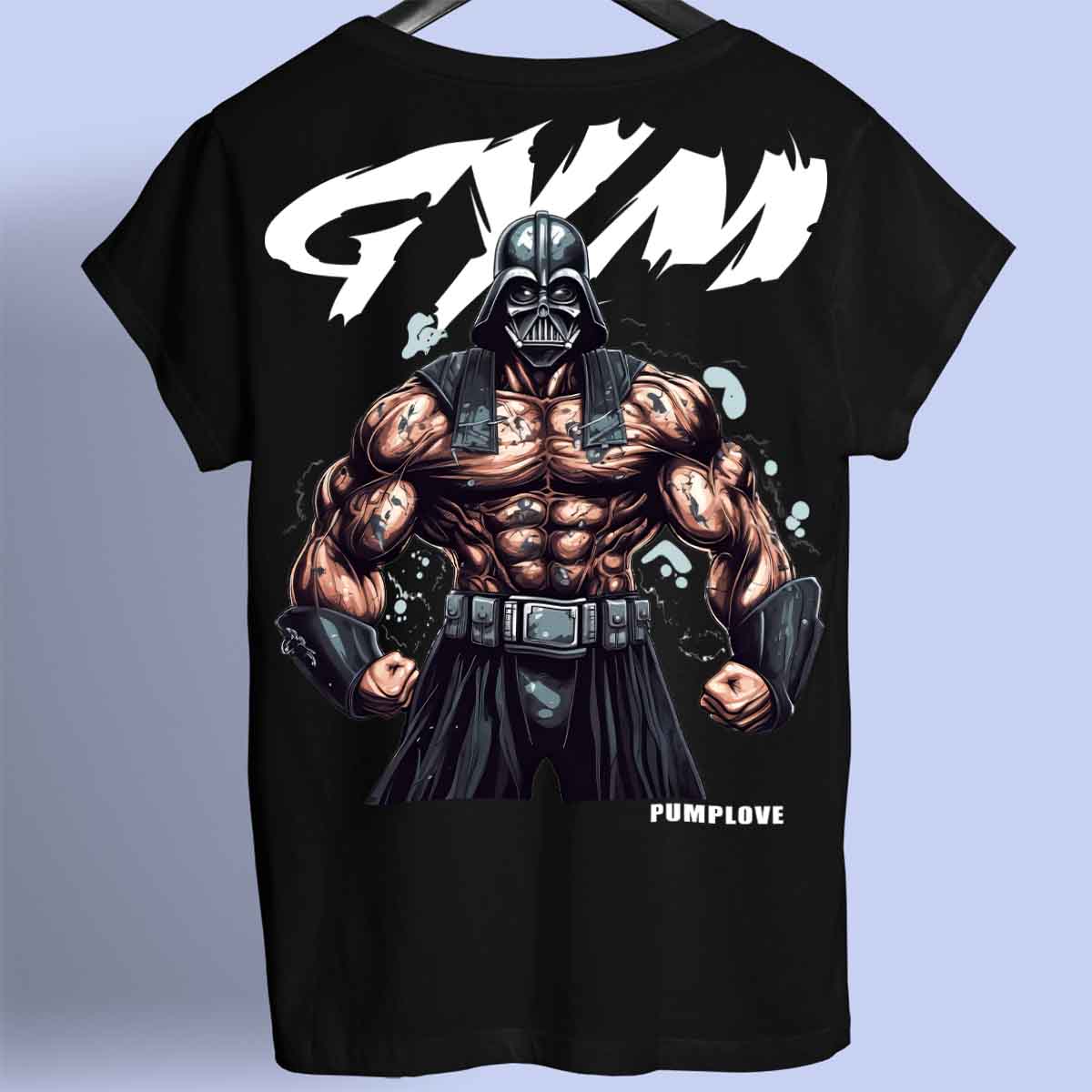 Gym Vader - Premium T-shirt Unisex Baktryck