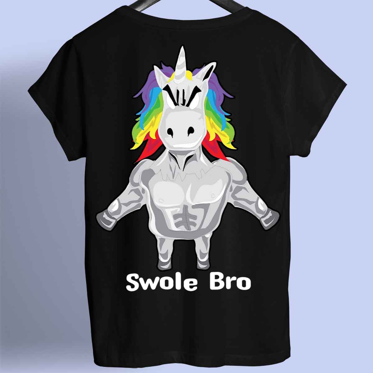 Swole Bro - Premiumskjorta Unisex Baktryck