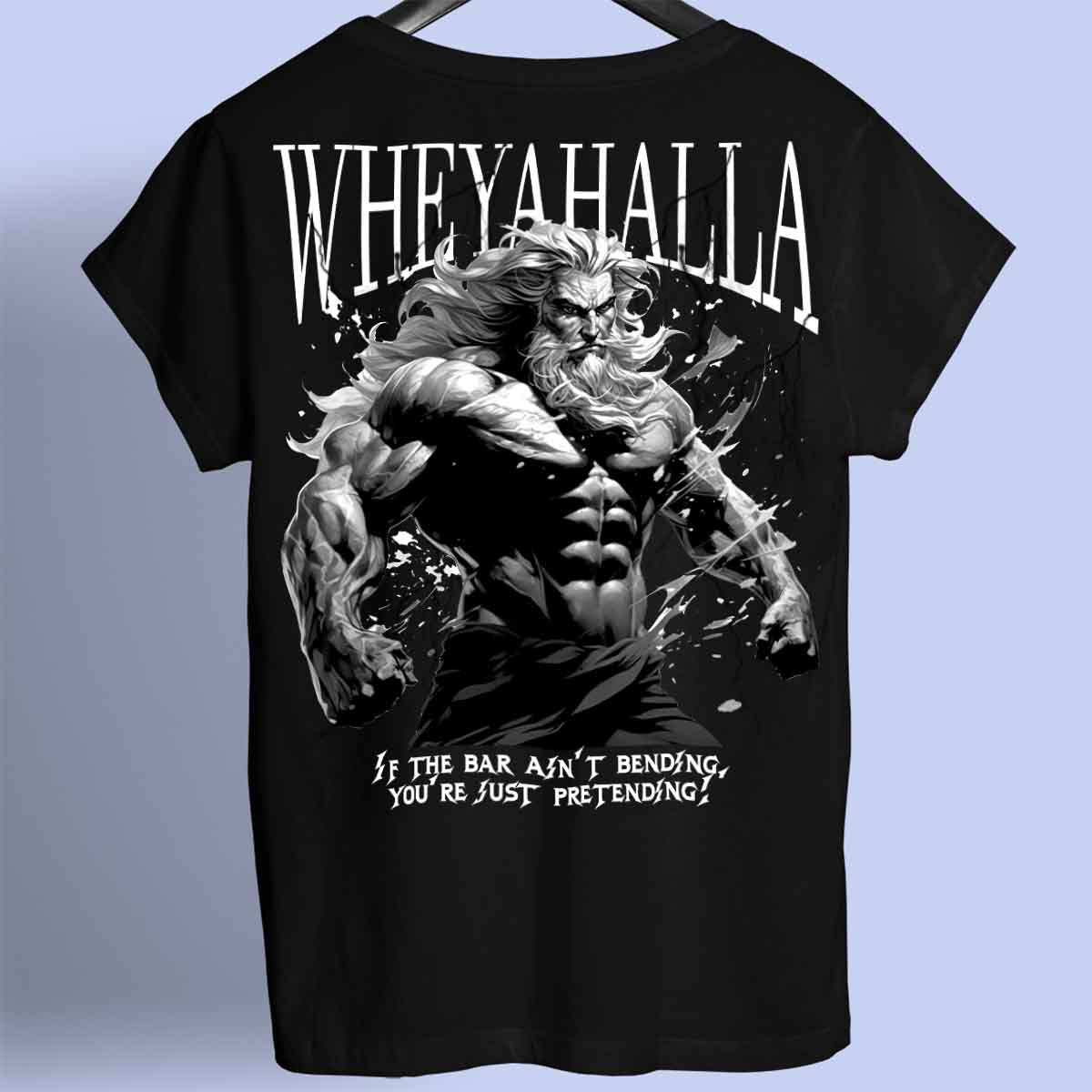 Wheyhalla - Premiumskjorta Unisex Baktryck