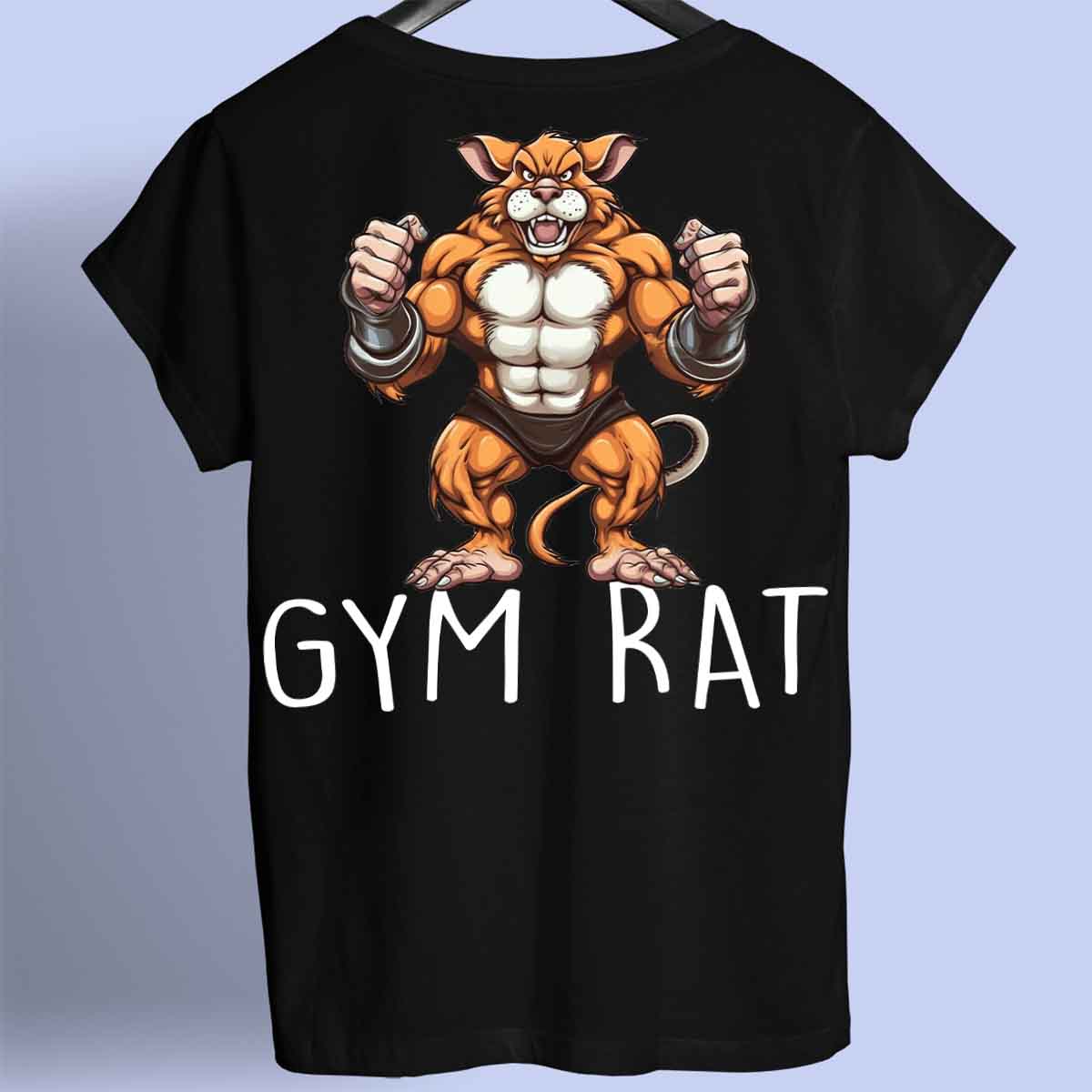 Gym Rat - Premiumskjorta Unisex Baktryck