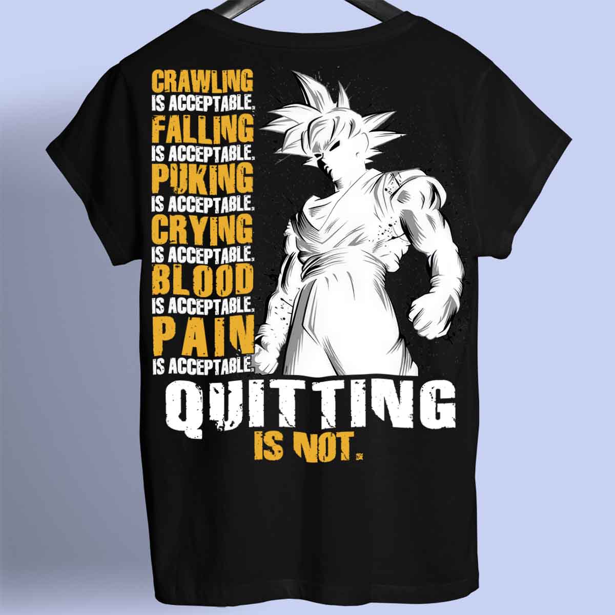 Quitting - Premium T-shirt Unisex Baktryck