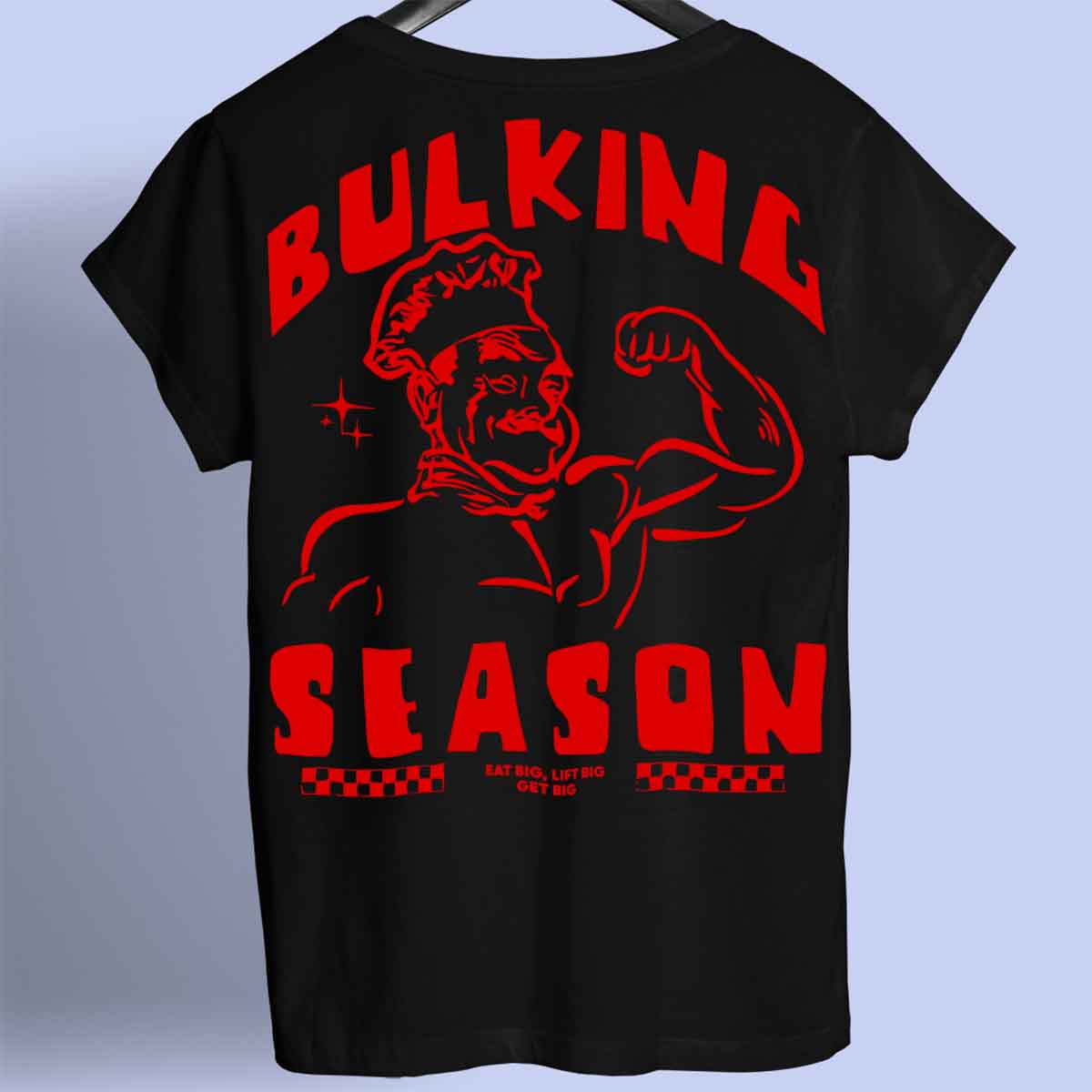 Bulking Season - Premium Skjorta Unisex Baktryck