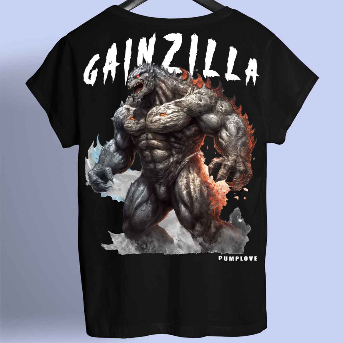 Gainzilla - Premiumskjorta Unisex Baktryck