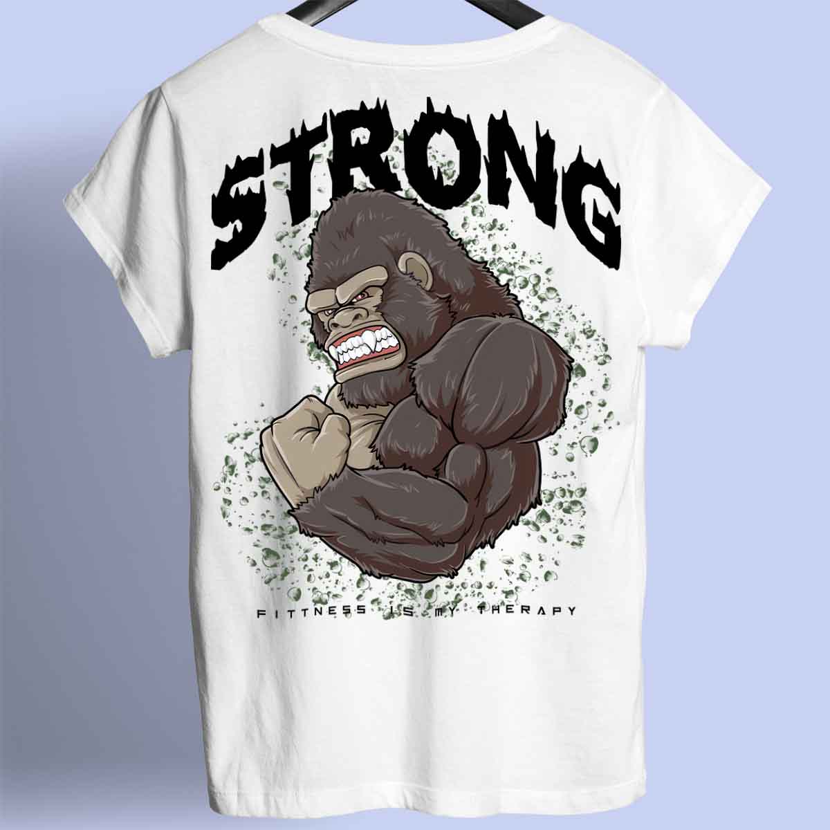 Strong Gorilla - Premium T-shirt Unisex Baktryck