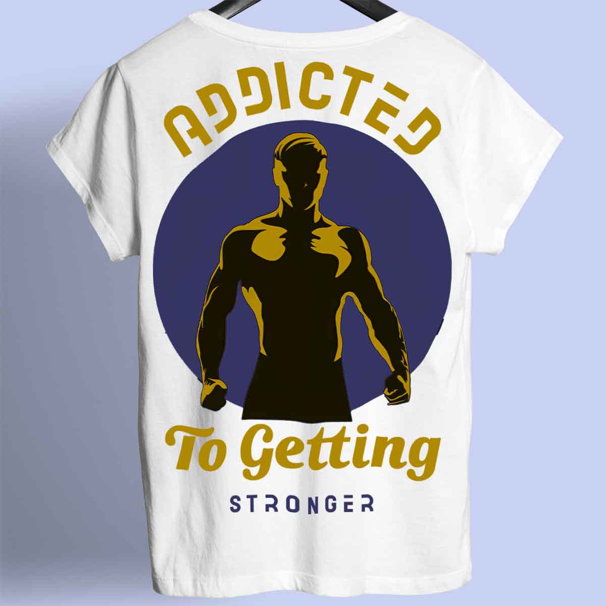 Addicted - Premiumskjorta Unisex Baktryck