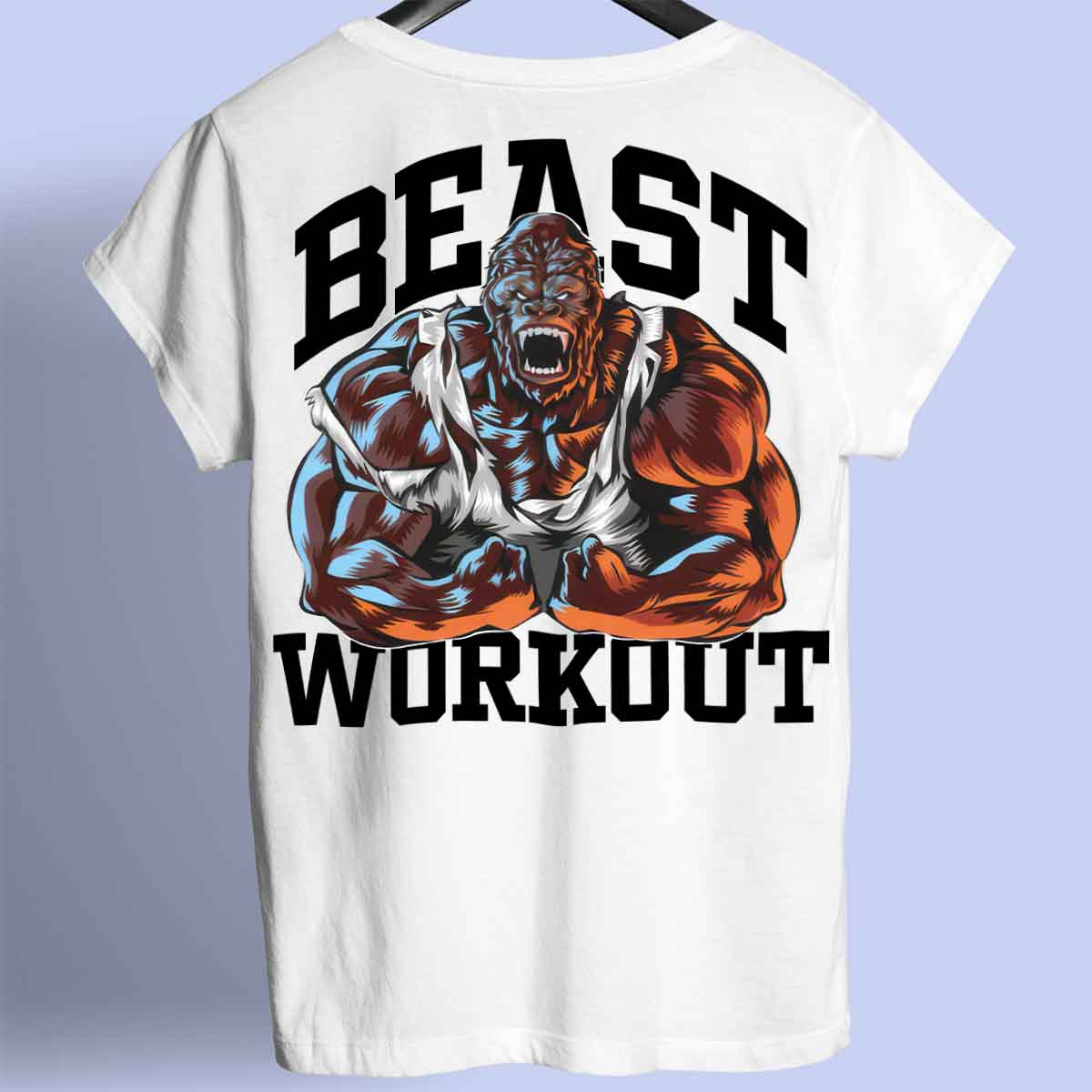 Beast Mode - Premium T-Shirt Unisex Backprint