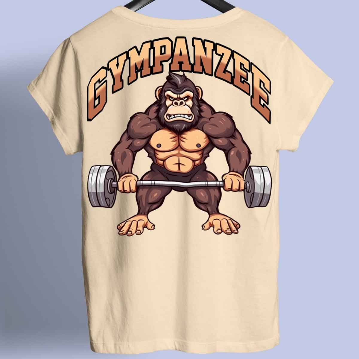 Gympanzee - Premiumskjorta Unisex Baktryck