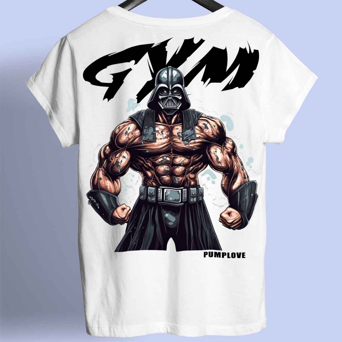 Gym Vader - Premium T-shirt Unisex Baktryck