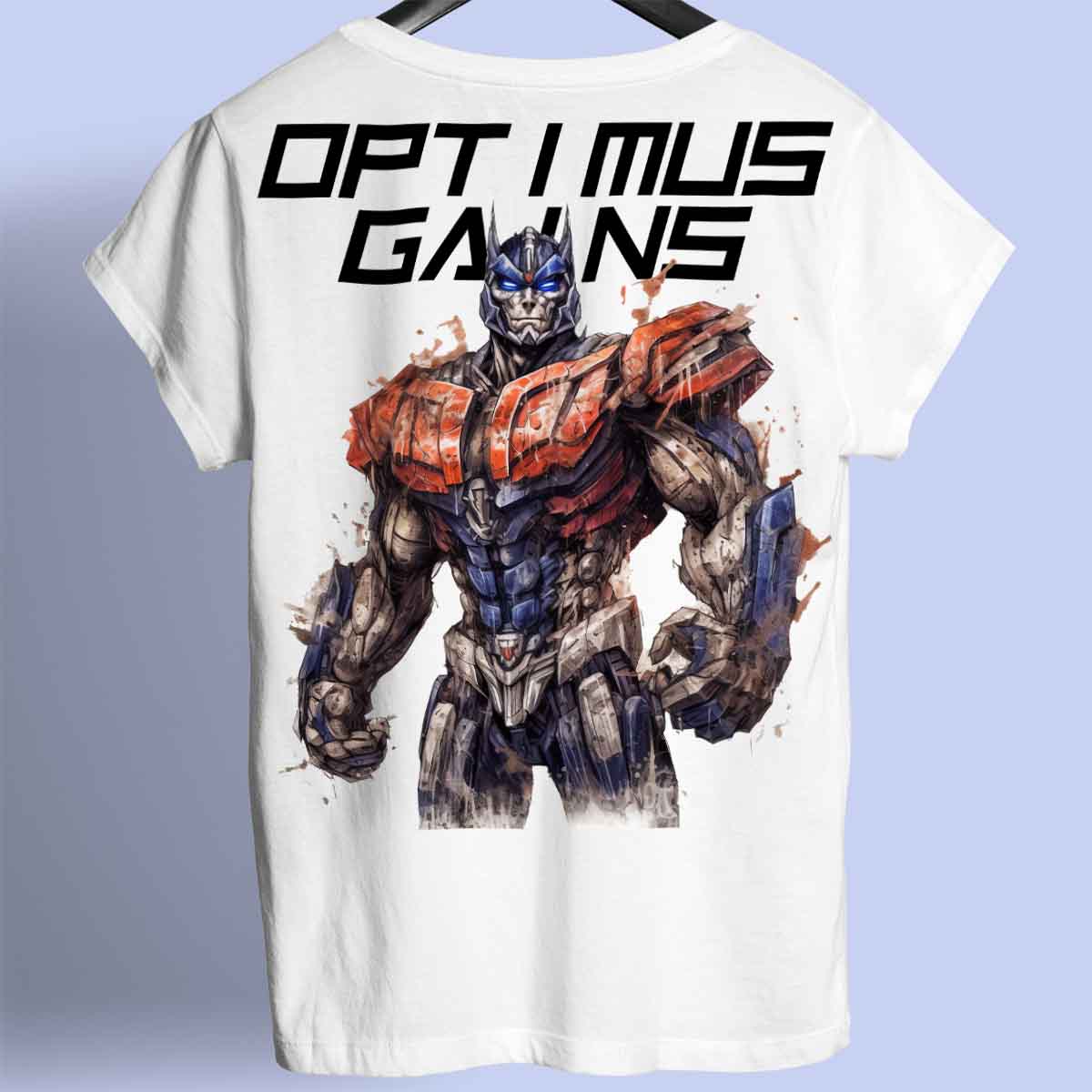 Optimus Gains - Premium T-shirt Unisex Baktryck