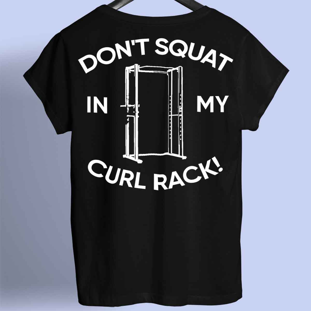 Curl Rack - Premiumskjorta Unisex Baktryck