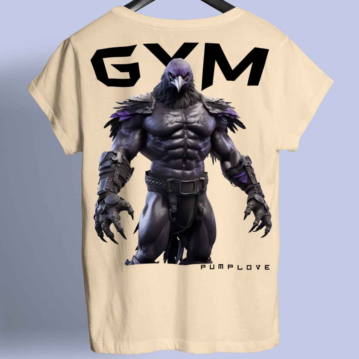 Gym Raven - Premium T-shirt Unisex Baktryck