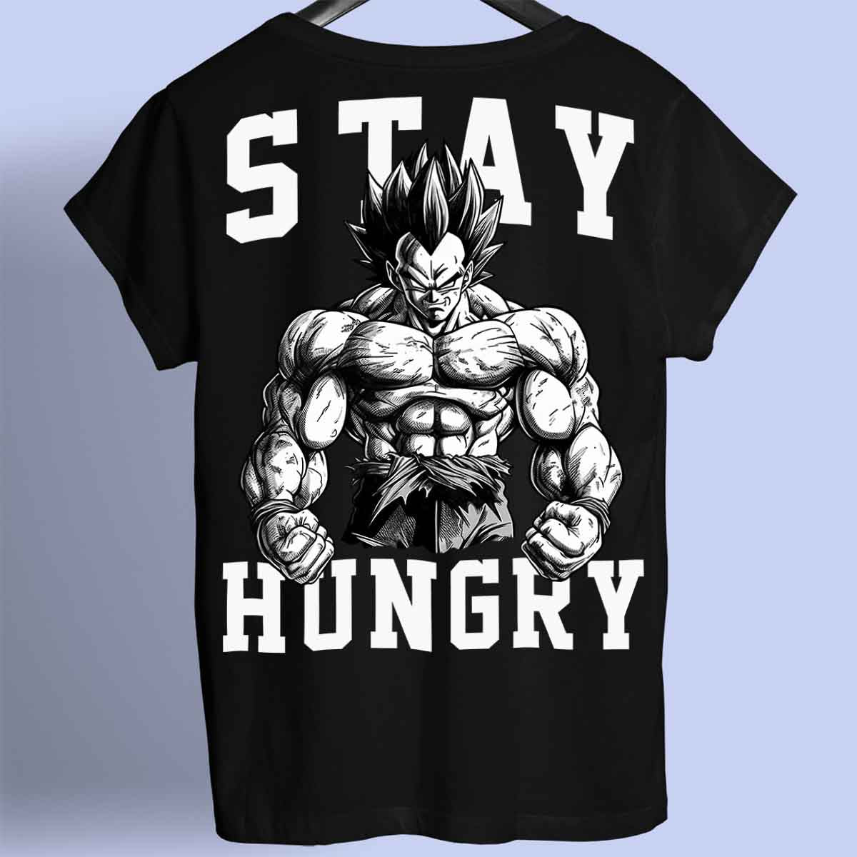 Stay Hungry - Premium T-shirt Unisex Baktryck