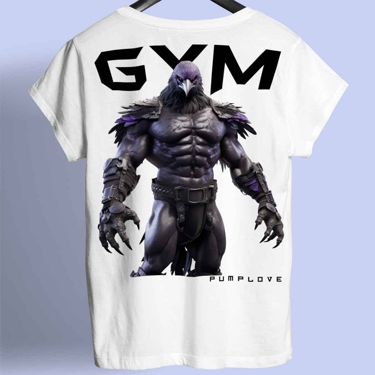 Gym Raven - Premium T-Shirt Unisex Backprint