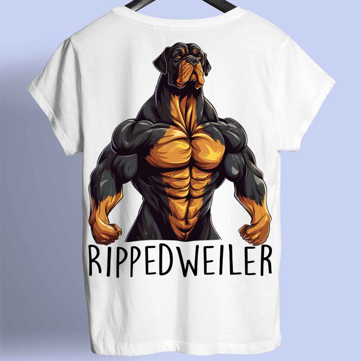 Rippedweiler - Premium T-shirt Unisex Baktryck